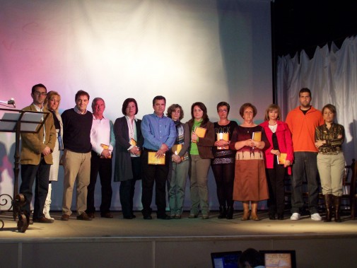 Sentido homenaje a los ganadores de los 25 años del Certamen Literario, con especial recuerdo por Luis Musa