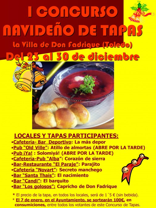 El I Concurso Navideño de Tapas marca el comienzo de la Navidad