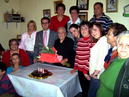La segunda abuela de La Villa de Don Fadrique cumplió 101 años