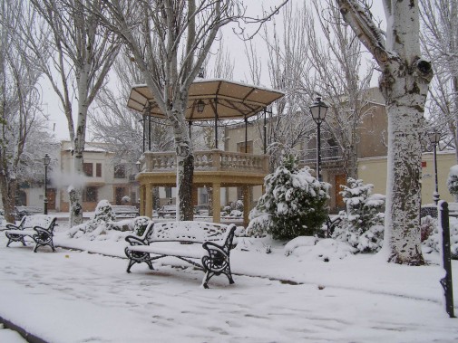 Estampa navideña con la que ha amanecido La Villa de Don Fadrique
