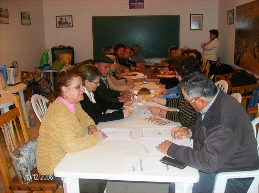 Una veintena de mayores en el Taller de Memoria