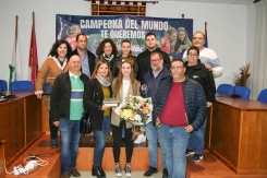 Silvia Comendador recibe un merecido homenaje de todo su pueblo por su Campeonato del Mundo