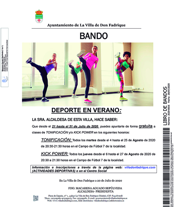 20200720 Otros LIBRO DE BANDOS 2020 0016 BANDO PARTICIPANTESACTIVIDADES DEPORTIVAS