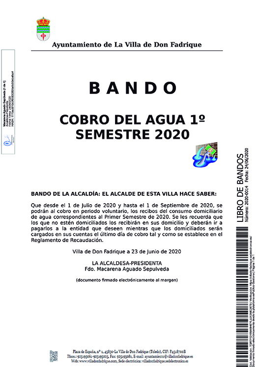BandoAgua1ºSemestre