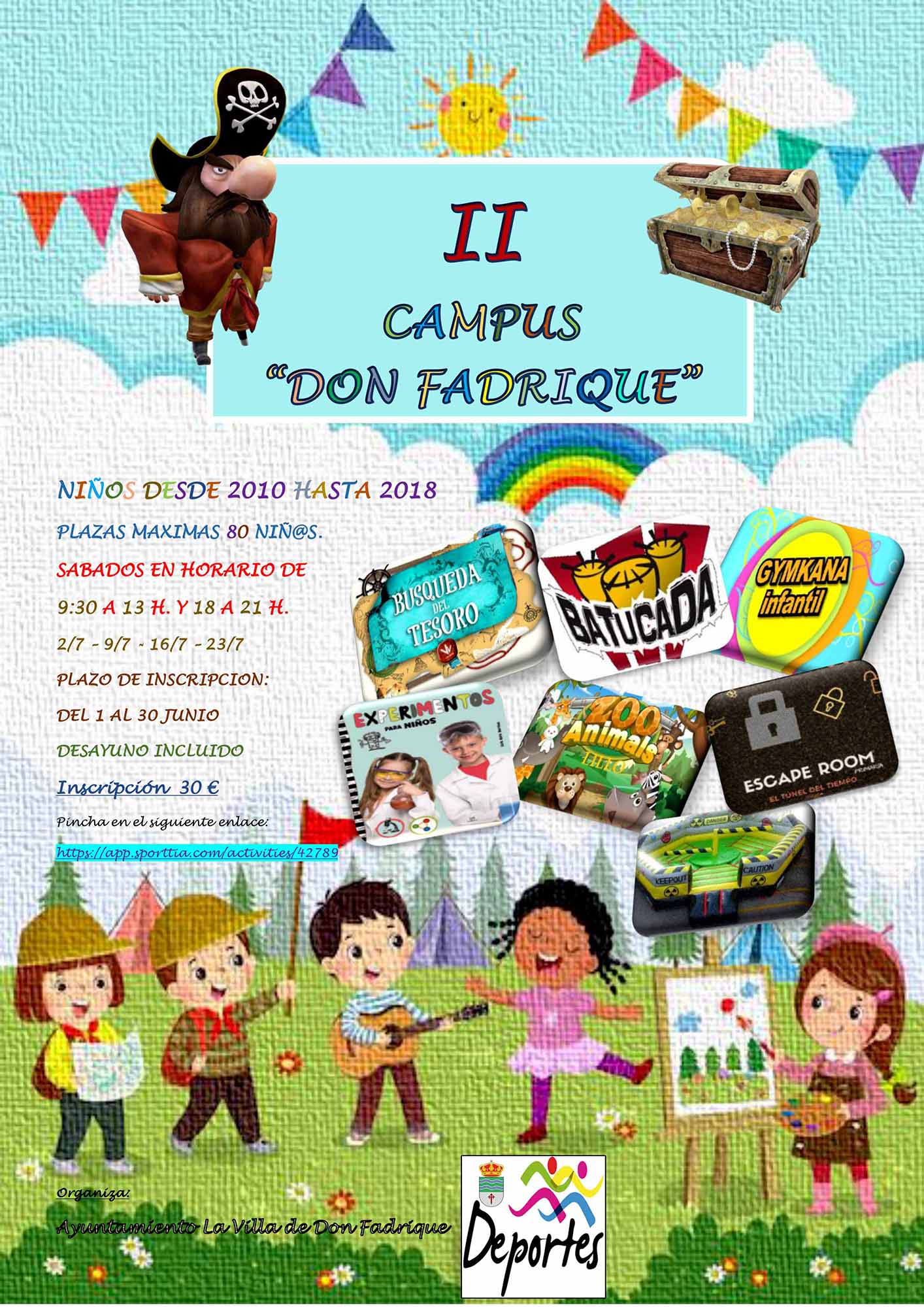 Cartel II Campus de Verano "Don Fadrique"