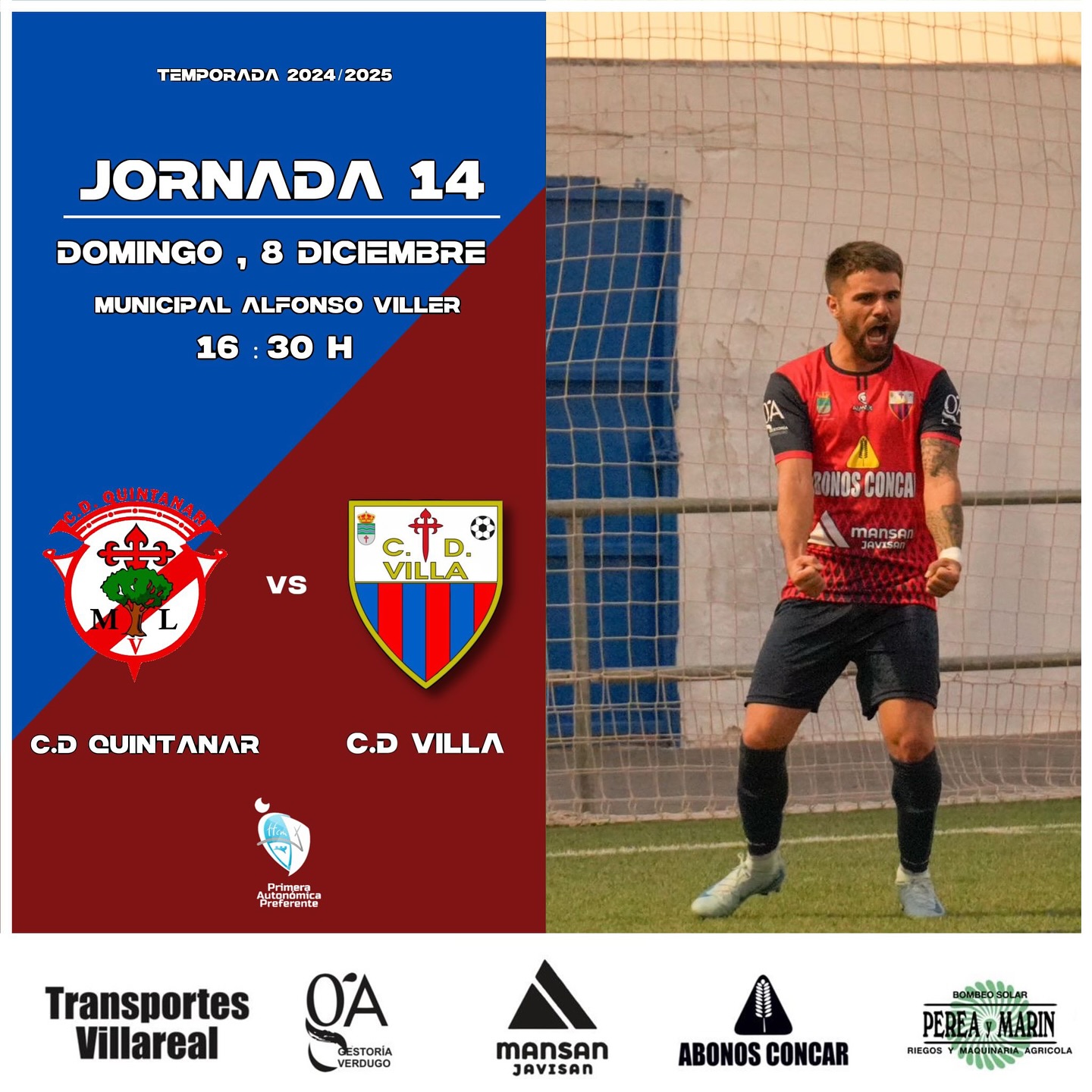Derbi comarcal para el Villa en Quintanar de la Orden, dos temporadas después. CDQuintanar CDVilla8D