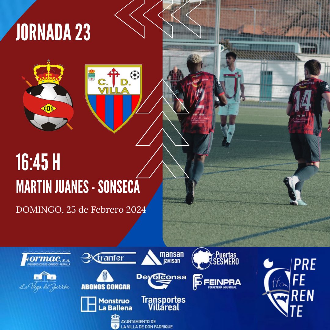 Duelo duro y directo en campo complicado para seguir el Villa sumando en Sonseca cdsonseca cdvilla25F