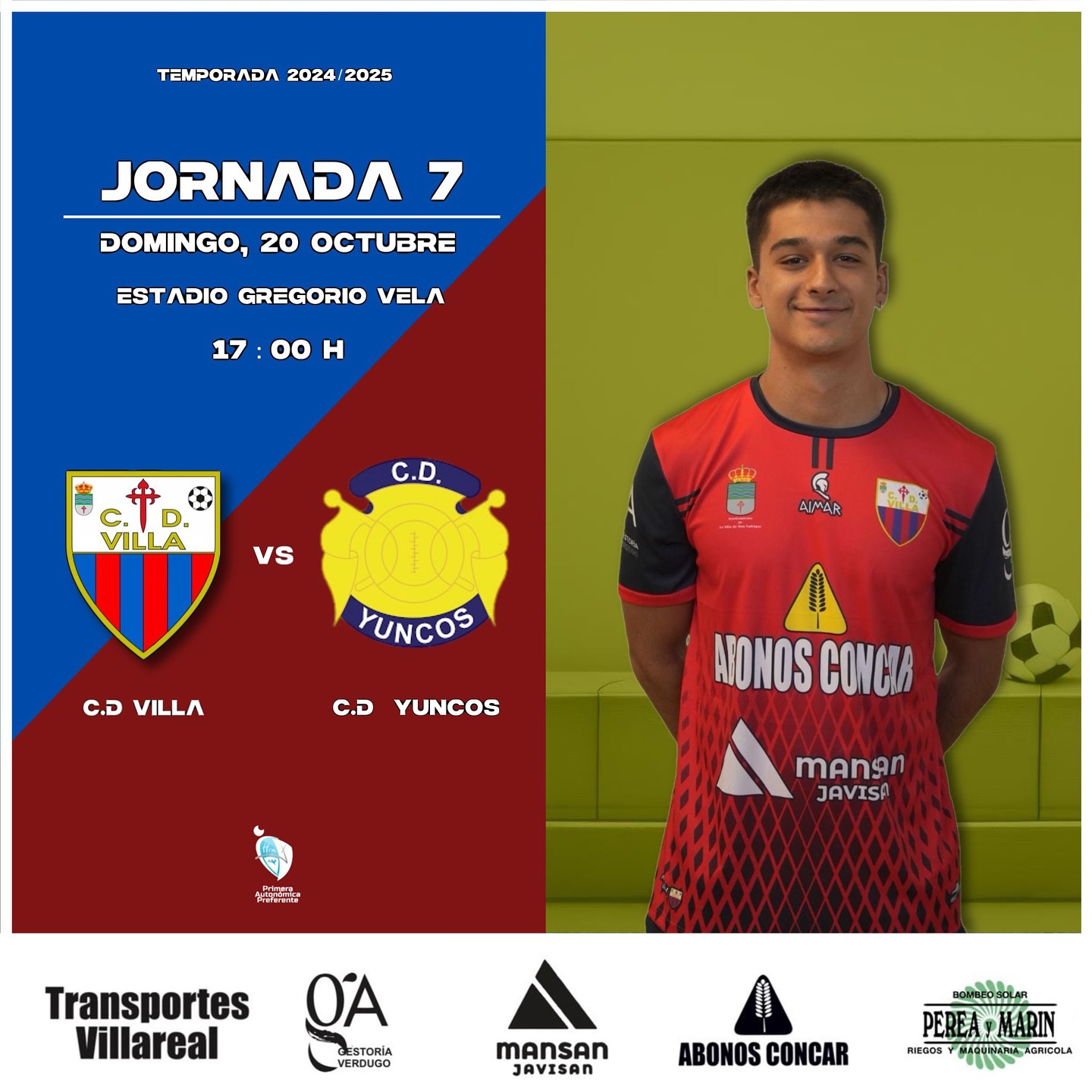 El Villa se mide al Yuncos en la 6ª jornada de liga cdvilla cdyuncos20Oct