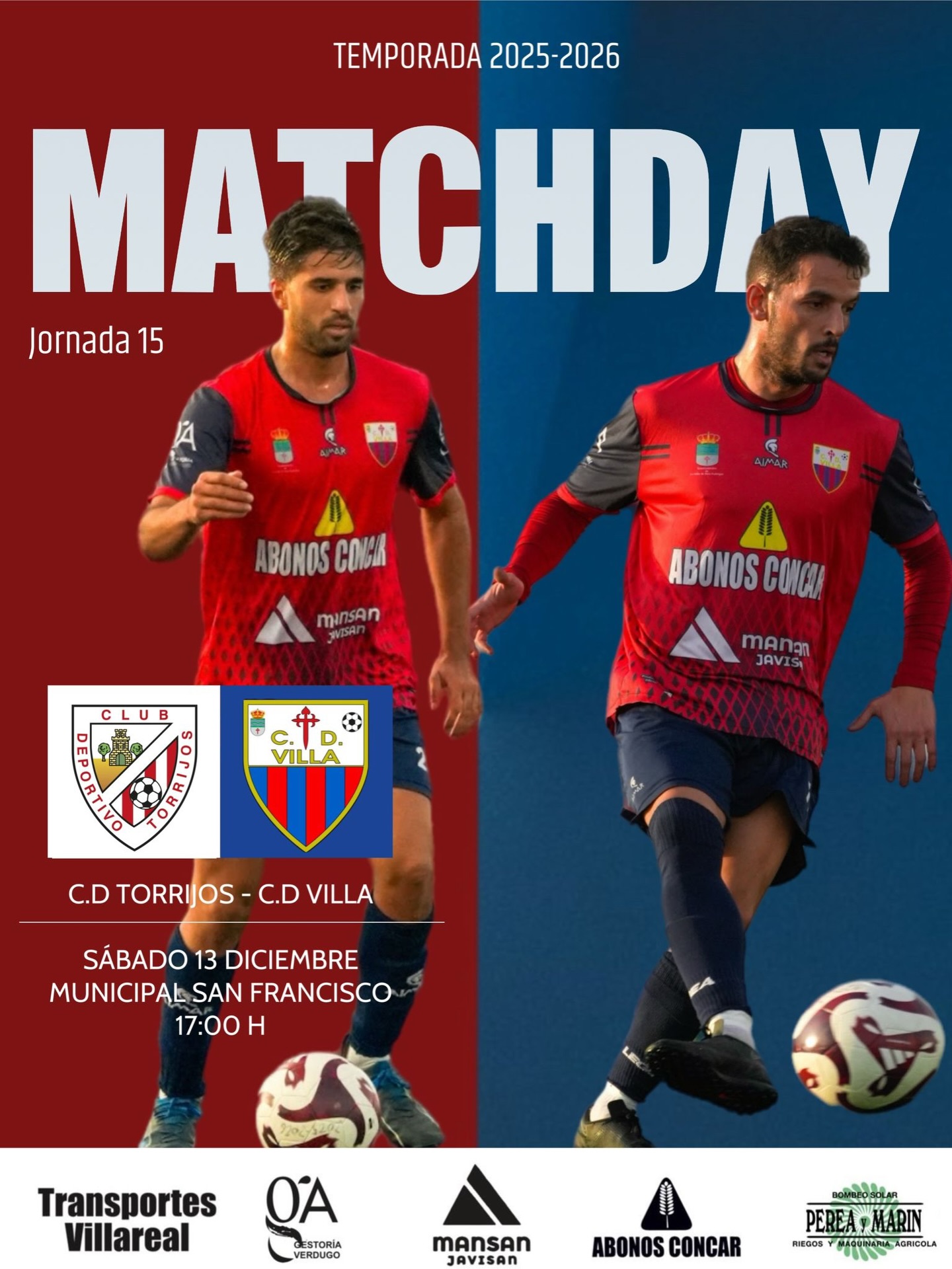 Duelo de rivalidad directa para el CD Villa en Torrijos por la pugna de la continuidad en puestos de play-off CDTorrijos CDVilla