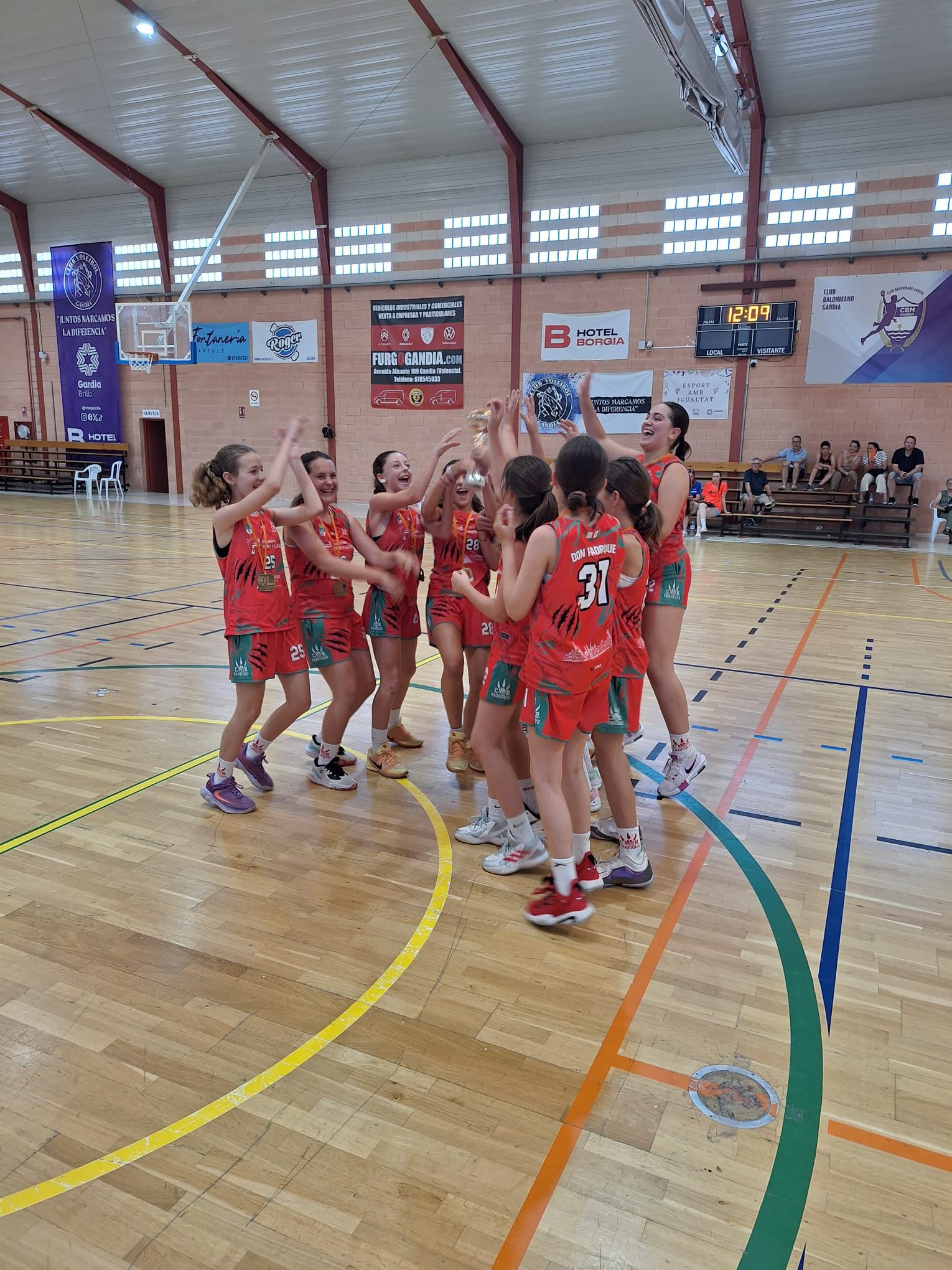 EquipoBasketVillaInfantilSubcampeonenGandia2