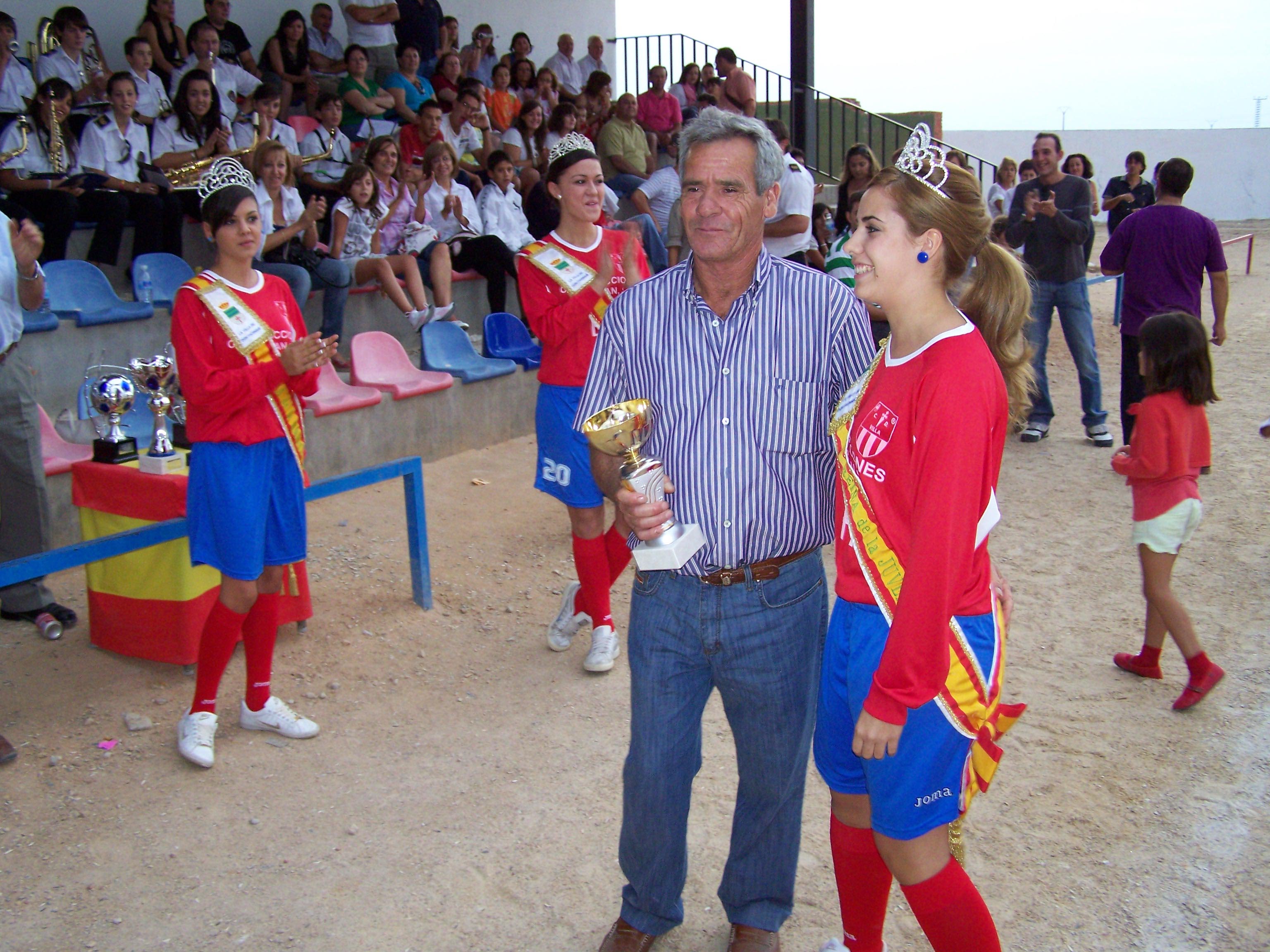El capitán del equipo veterano