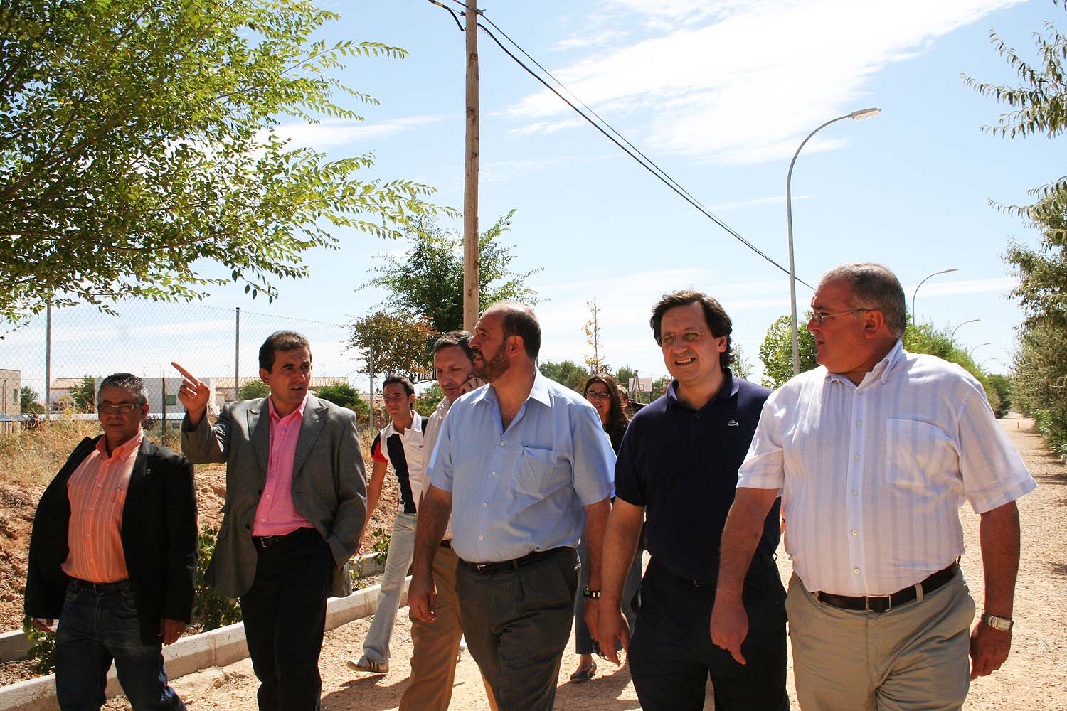 El consejero de Medio Ambiente en la Vía Verde visita via verde consejero agricultura